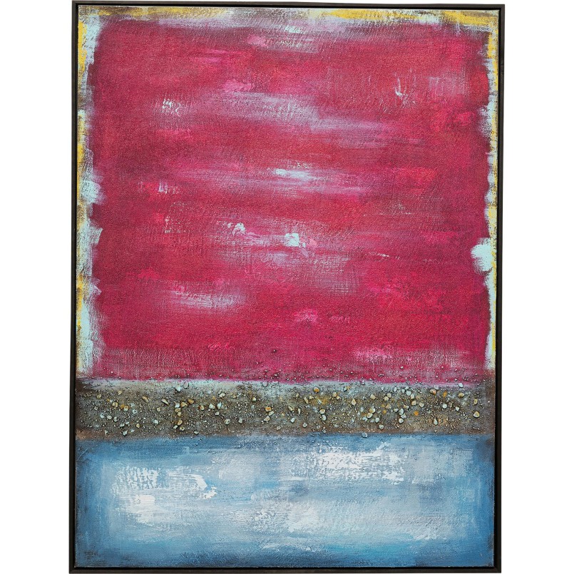 Tableau sur toile Vista rouge 90x120cm