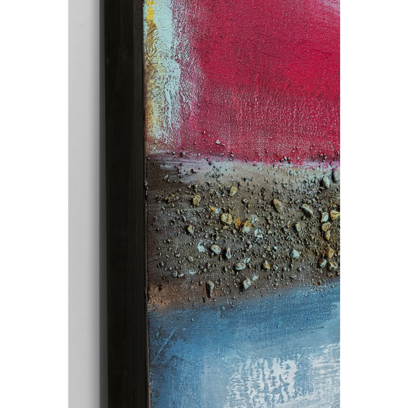 Tableau sur toile Vista rouge 90x120cm