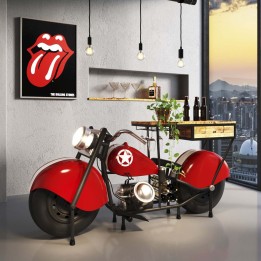 Red motorcycle bar table - Kare Design