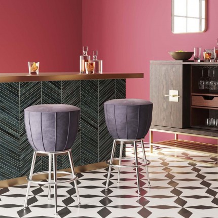 Bar Stool After Work Chrome Kare Design