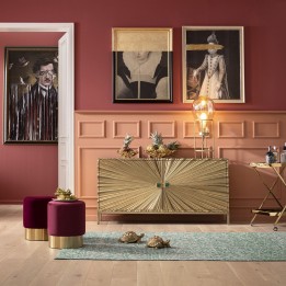 Eigentijds gouden dressoir - Illumino - Kare Design