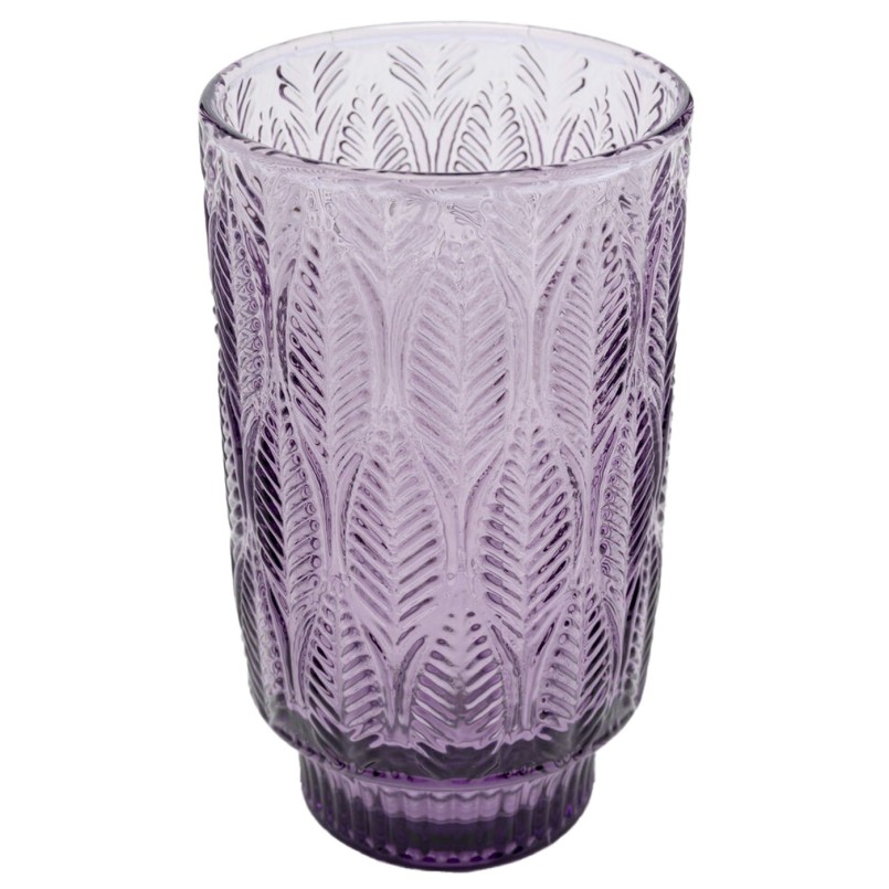 Purple glass water glasses - Fogli - Kare Design