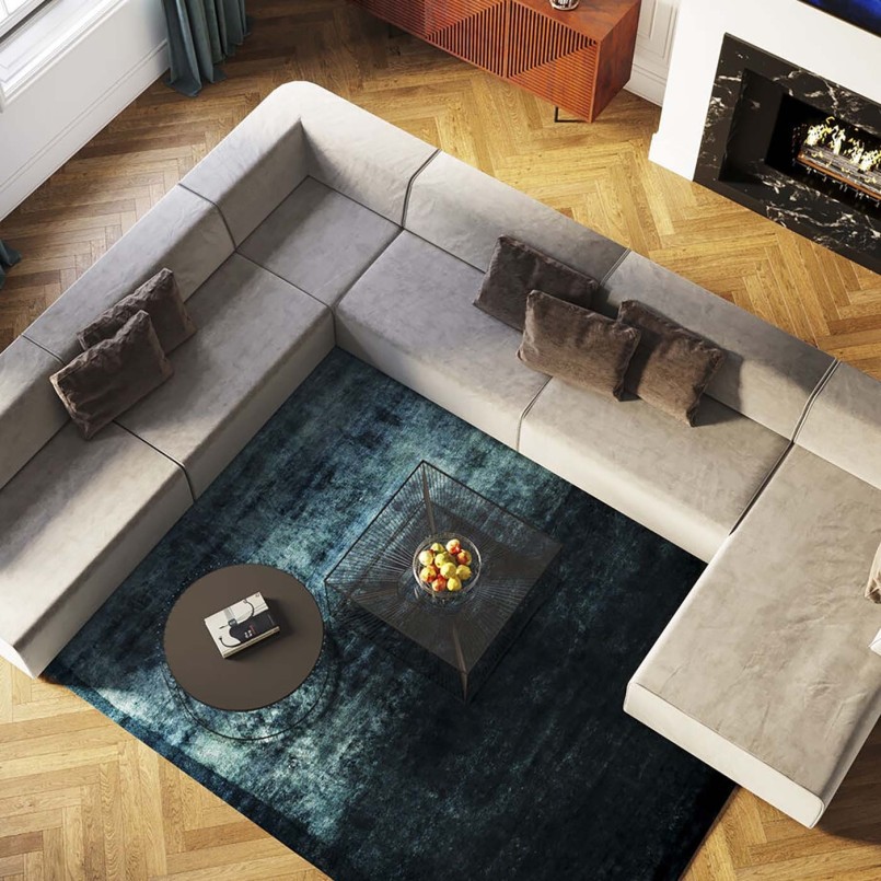Contemporary 2 corner sofa - Infinity - Kare Design
