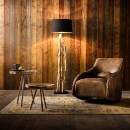 Vintage rocking armchair brown - swing ritmo - Kare Design