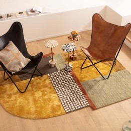 Retro tapijt in warme kleuren - Seventy - Kare Design