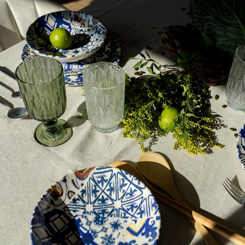 Blue and white soup plates - Fresco - Kare Design