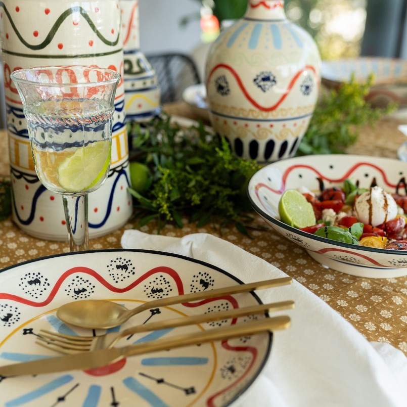 Beker met veelkleurig patroon - Los Cabos - Kare Design