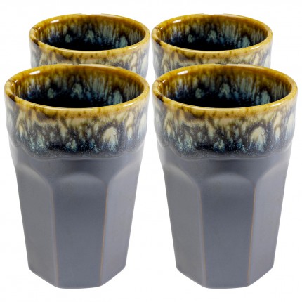 Cup Lio blue (4/set) Kare Design Cup Lio blue (4/set) Kare Design