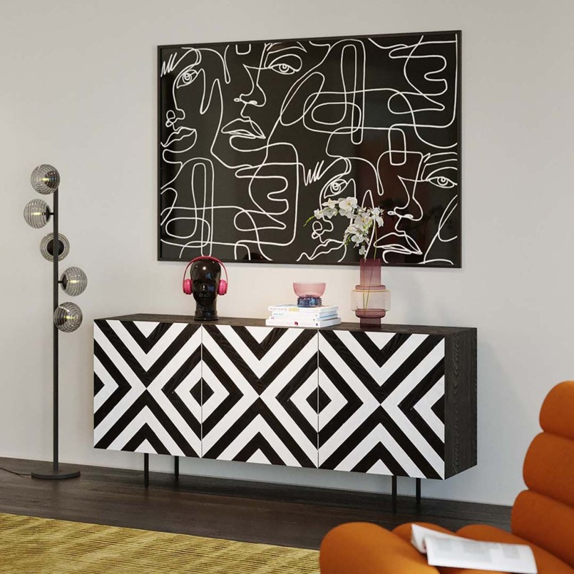 Roze glazen vaas - Marvelous Duo - Kare Design