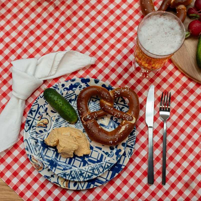 Blauwe en witte dinerborden - Fresco - Kare Design