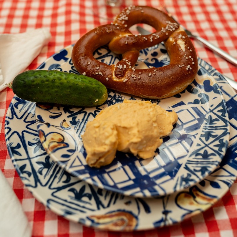 Blauwe en witte dinerborden - Fresco - Kare Design