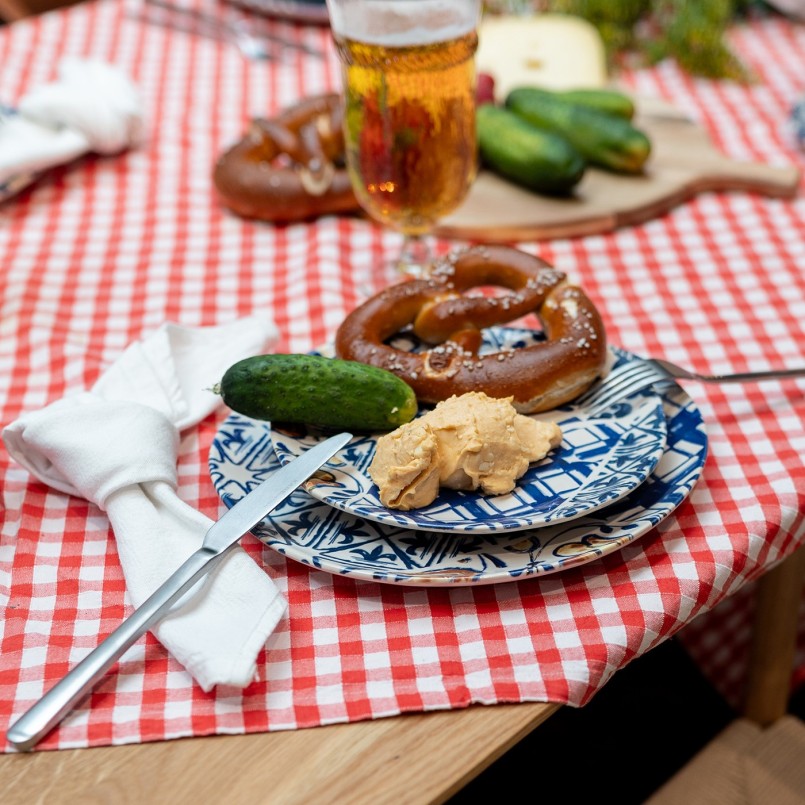 Blauwe en witte dinerborden - Fresco - Kare Design