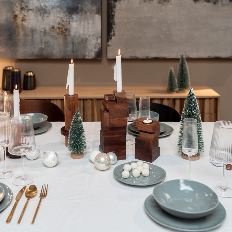Glazen champagne flutes met structuur - Riffle - Kare Design