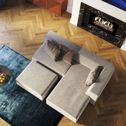 Centraal Zittend sofa Infinity grijs Kare Design Centraal Zittend sofa Infinity grijs Kare Design