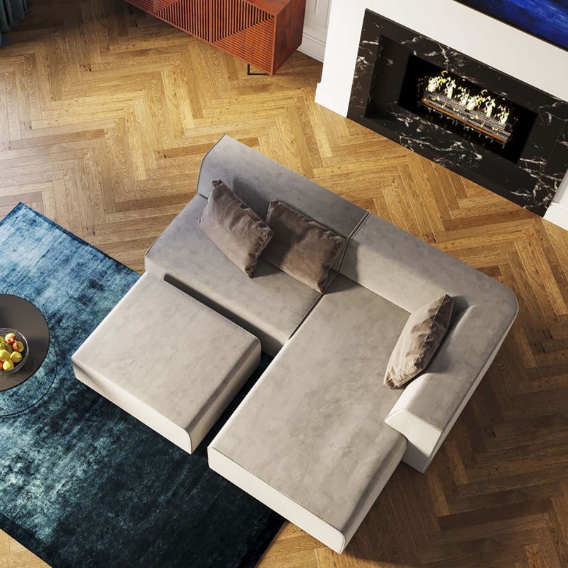 Contemporary grey centre seat - Infinity - Kare Design