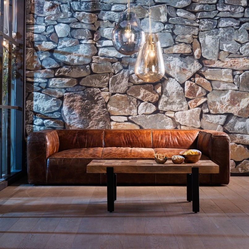 Vintage bruine sofa - Cubetto - Kare Design