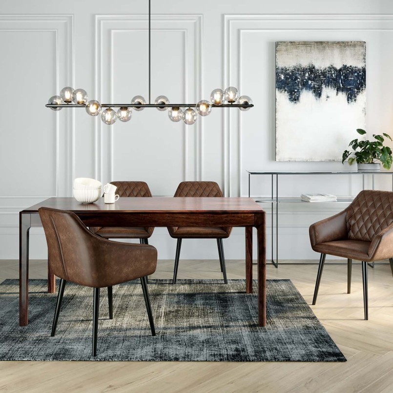 Retro wooden table - Brooklyn Walnut - Kare Design
