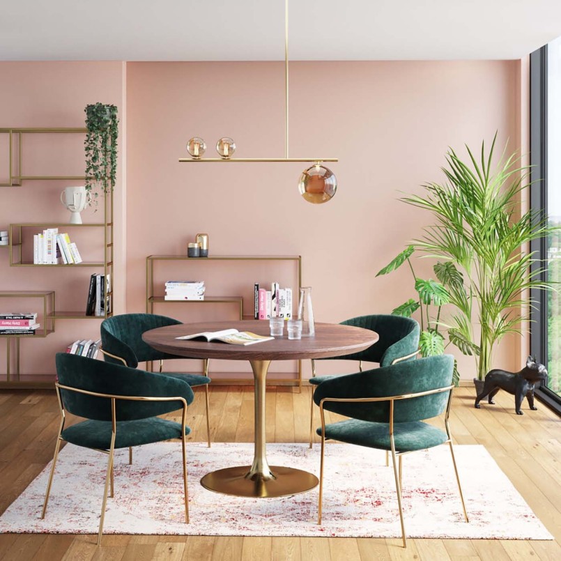 Walnoot design tafel - Uitnodiging - Kare Design