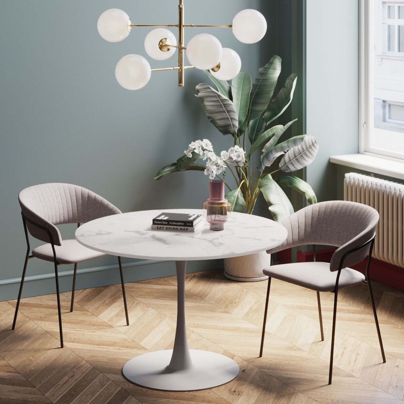 Marble effect table - Schickeria - Kare Design