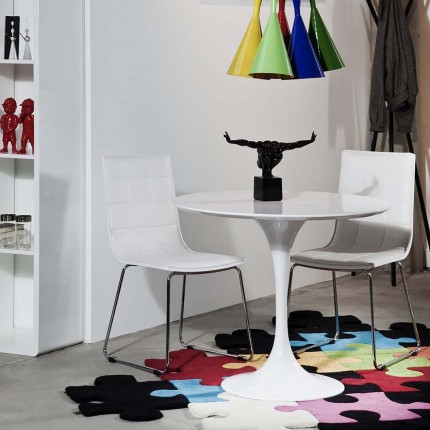 Eettafel Invitation Ø90cm wit Kare Design