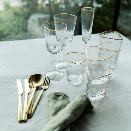 Waterglazen hoog Hommage (4/Set) Kare Design