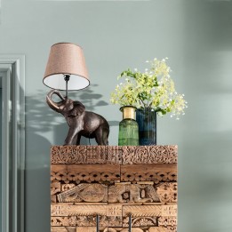 Brown elephant table lamp - Kare Design