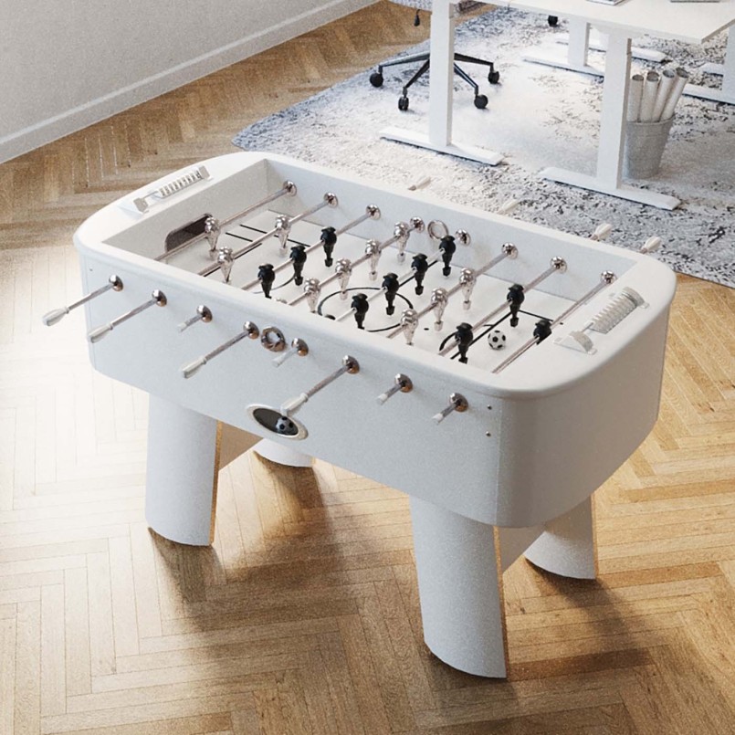 Tafelvoetbaltafel wit Kare Design