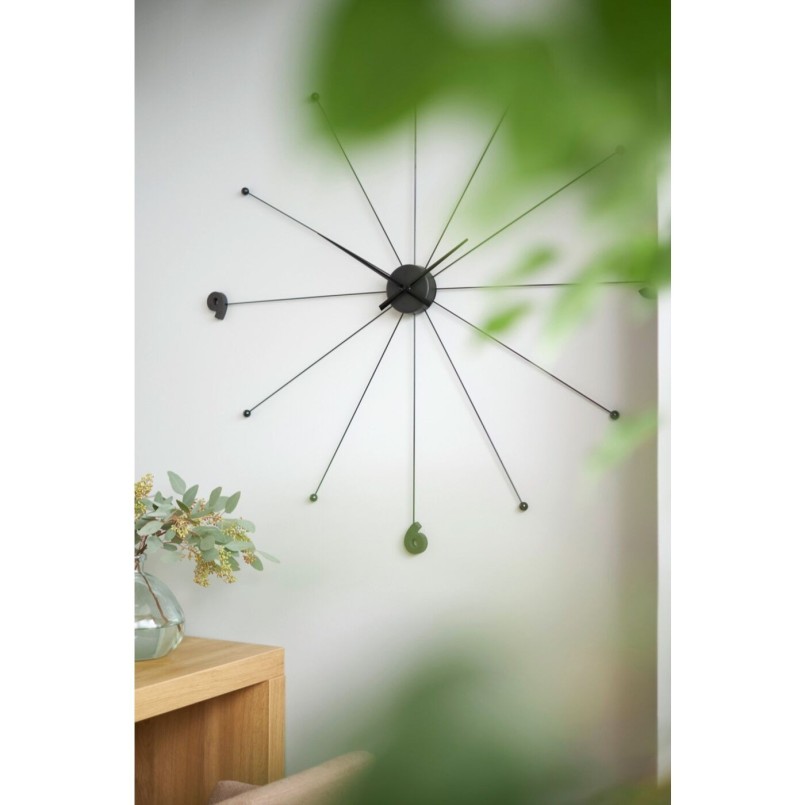 Kare Design Black Umbrella Clock