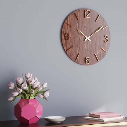 Wandklok Bruno Bruin 50cm Kare Design