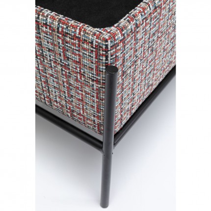 Borst bank Iceland 120x40cm rood Kare Design