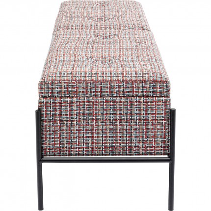 Borst bank Iceland 120x40cm rood Kare Design