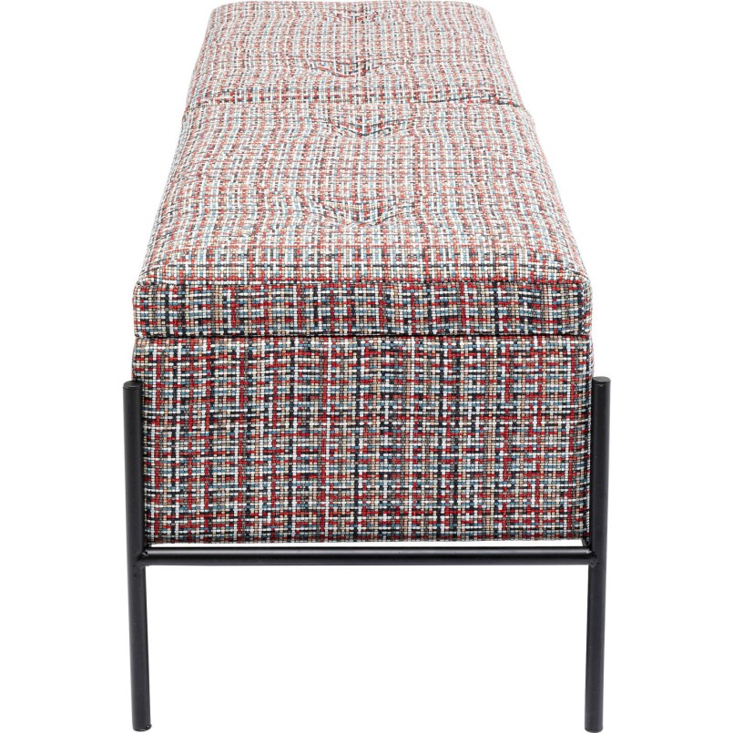 Contemporary multicoloured bench - Iceland - Kare Design