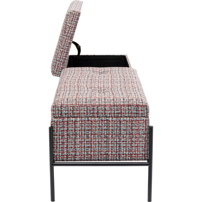 Contemporary multicoloured bench - Iceland - Kare Design