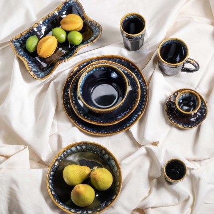 Plate Lio blue Kare Design Plate Lio blue Kare Design