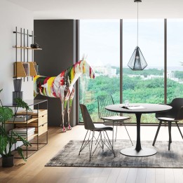 Deco multicolored horse XXL Kare Design