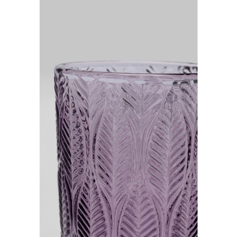 Purple glass water glasses - Fogli - Kare Design