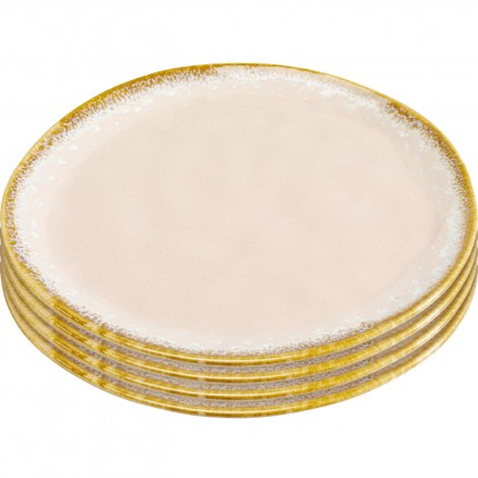 Plate Nala pink Ø26cm (4/set) Kare Design Plate Nala pink Ø26cm (4/set) Kare Design