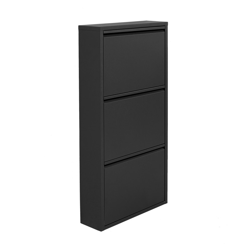 Shoe Container Caruso black 3 drawers Kare Design