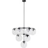 Black industrial suspension lamp - Lasmina - Kare Design