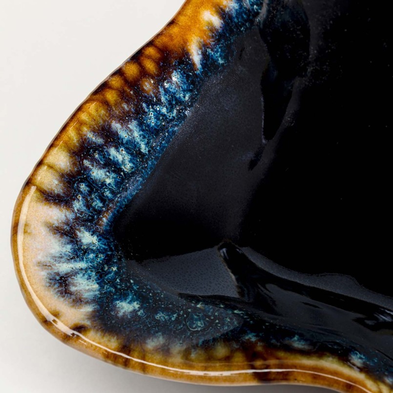 Blauw steengoed dienblad - Lio - Kare Design