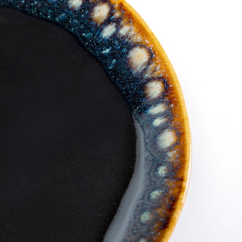 Blue stoneware dinner plates - Lio - Kare Design