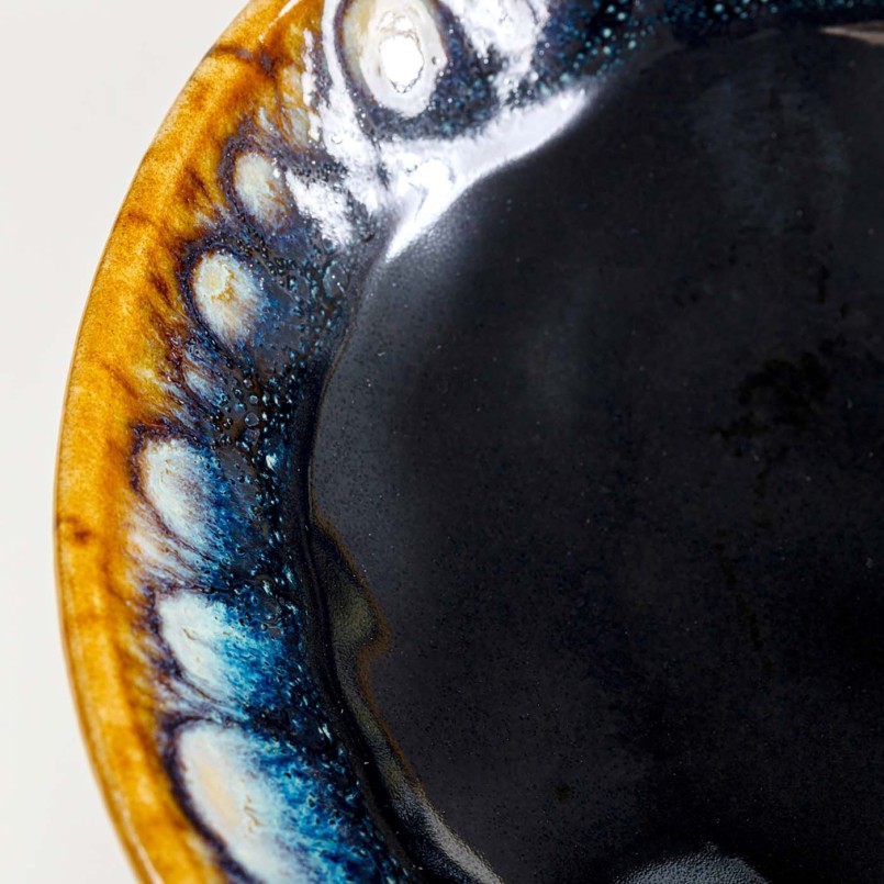 Blue stoneware plates - Lio - Kare Design