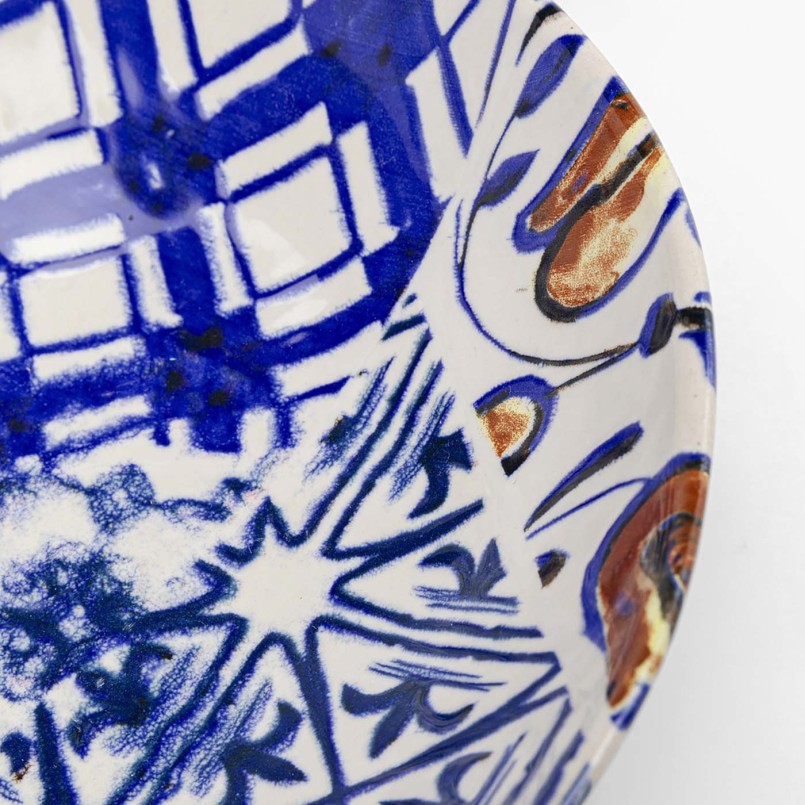 Blue and white soup plates - Fresco - Kare Design
