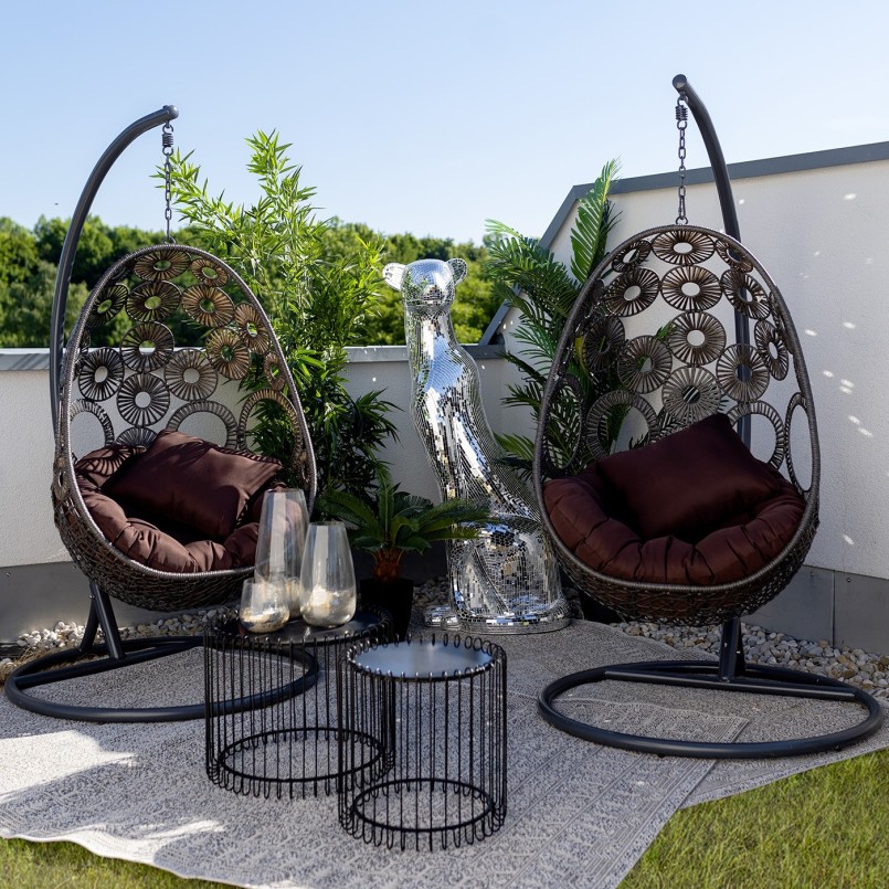 Steel hanging armchair - Ibiza - Kare Design