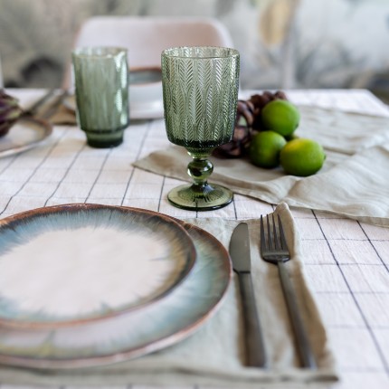 Plate Organic Ø26cm blue (4/Set) Kare Design