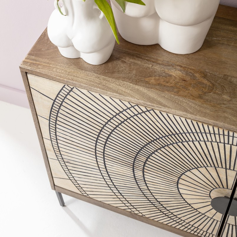 Hedendaagse houten dressoir - Eye Of Tiger - Kare Design