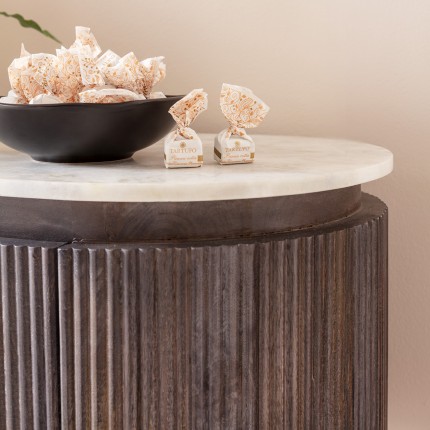 Plate Deep Organic Ø22cm black (6/Set) Kare Design