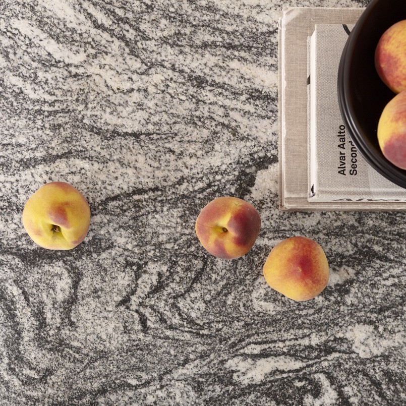 Grey and white granite dining table - Okinawa - Kare Design