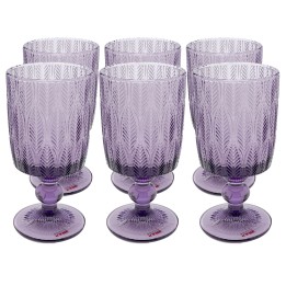 Paarse glazen wijnglazen - Fogli - Kare Design