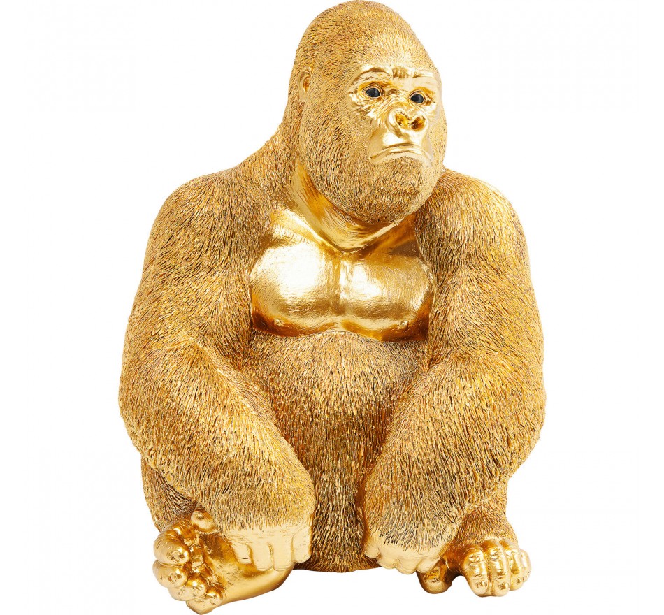 Deco gorilla 39cm gold Kare Design Deco gorilla 39cm gold Kare Design